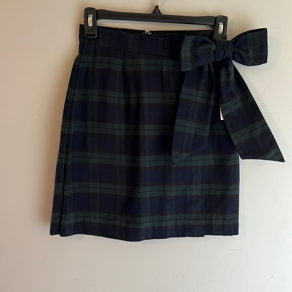 Lauren James wool skirt with tie size XS NWT